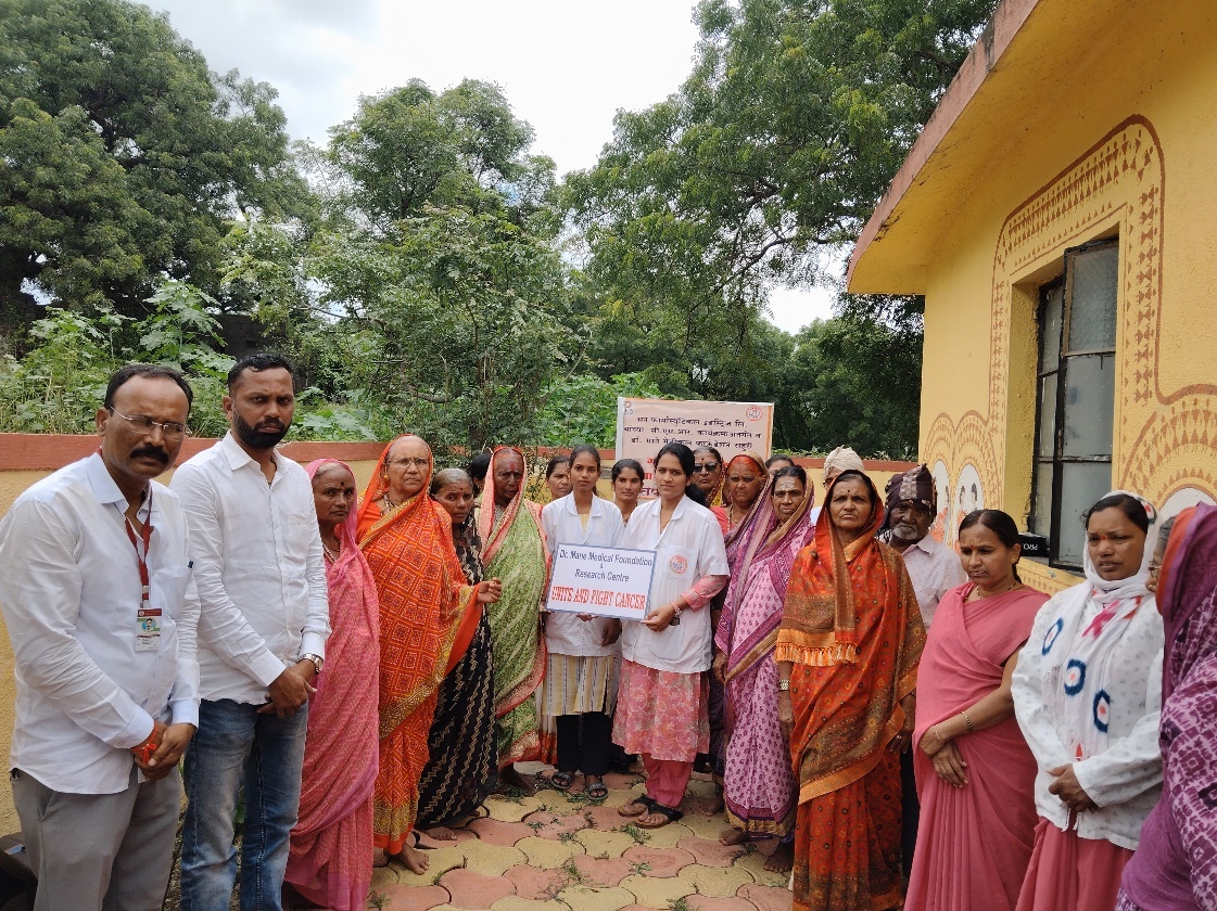 Sun Pharma CSR cancer screening camp in rural Maharashtra